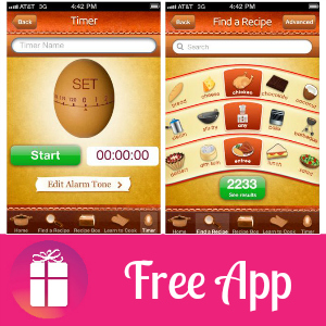 Free Android & iTunes App: Real Recipes