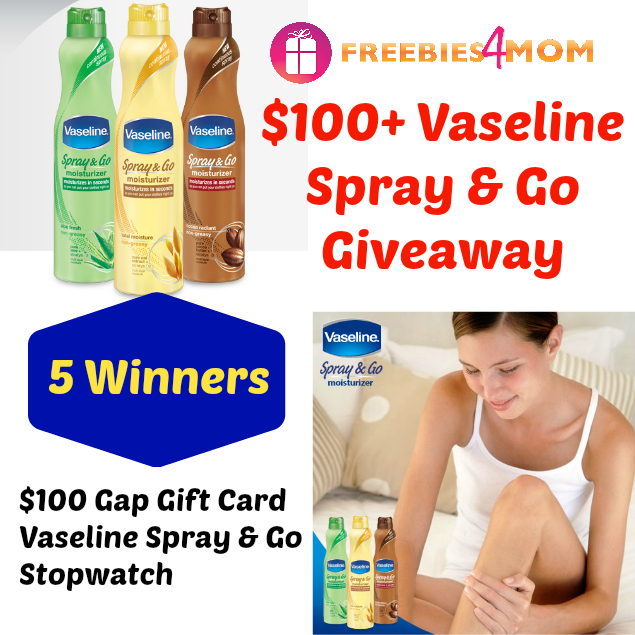 $100+ Vaseline Spray & Go Giveaway