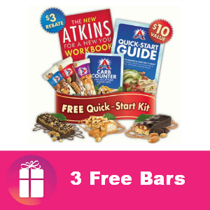 Freebie 3 Atkins Bars ($10 value)