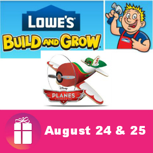 Free Kids Clinic at Lowe's Aug. 24 & 25