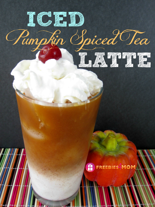 Iced Pumpkin Spiced Tea Latte Recipe