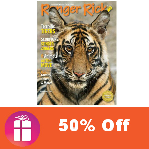 Deal Ranger Rick Magazine 50% Off