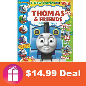Deal $14.99 for Thomas & Friends Magazine