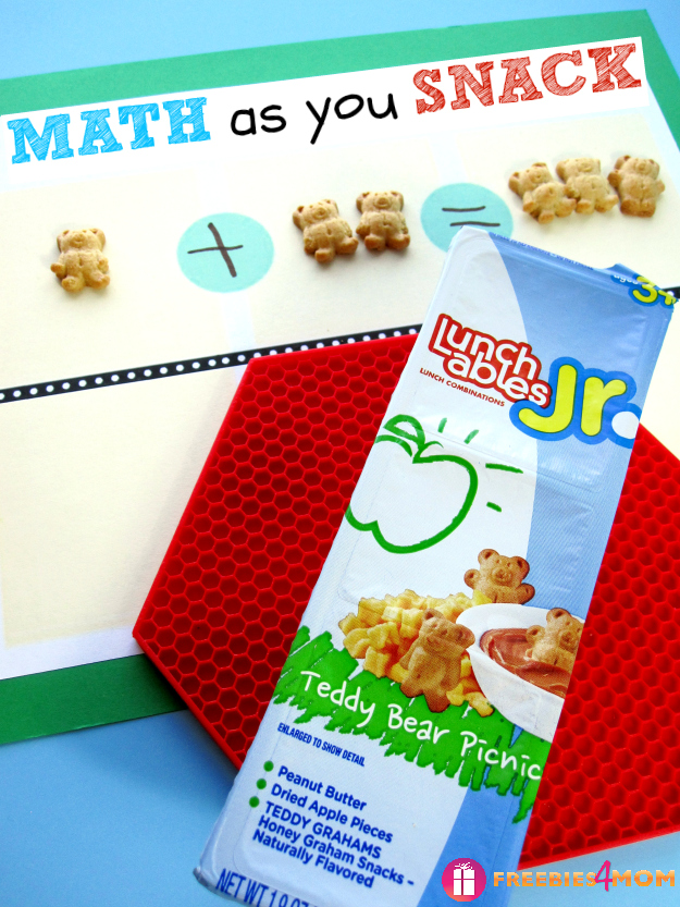 Math as you Snack with Lunchables #LunchablesJR #shop (free printable)