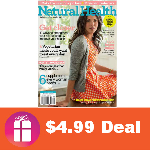 Deal $4.99 for Natural Health Magazine