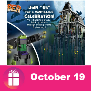 Free Lego Build at Toys R Us Oct. 19