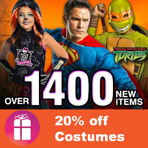 20% off Halloween Costumes