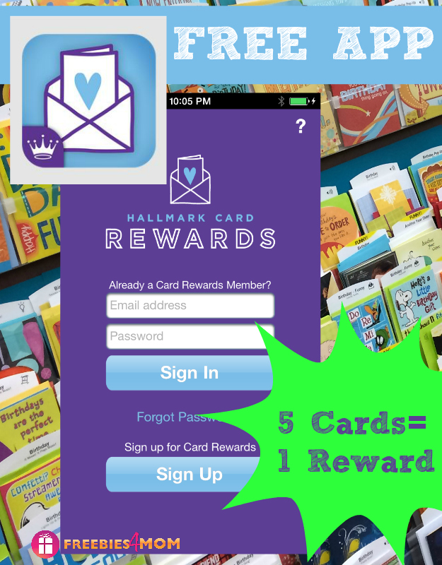 Free Hallmark Card Rewards App