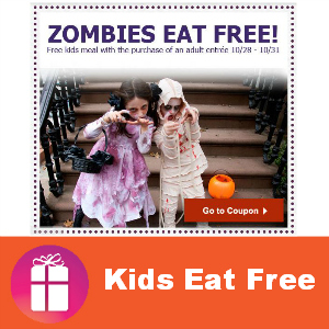 Coupon Kids Eat Free at Olive Garden Oct. 28-31