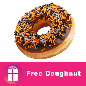 Free Doughnut at Krispy Kreme on Halloween