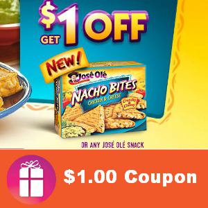 $1.00 Coupon for Jose Ole Snacks