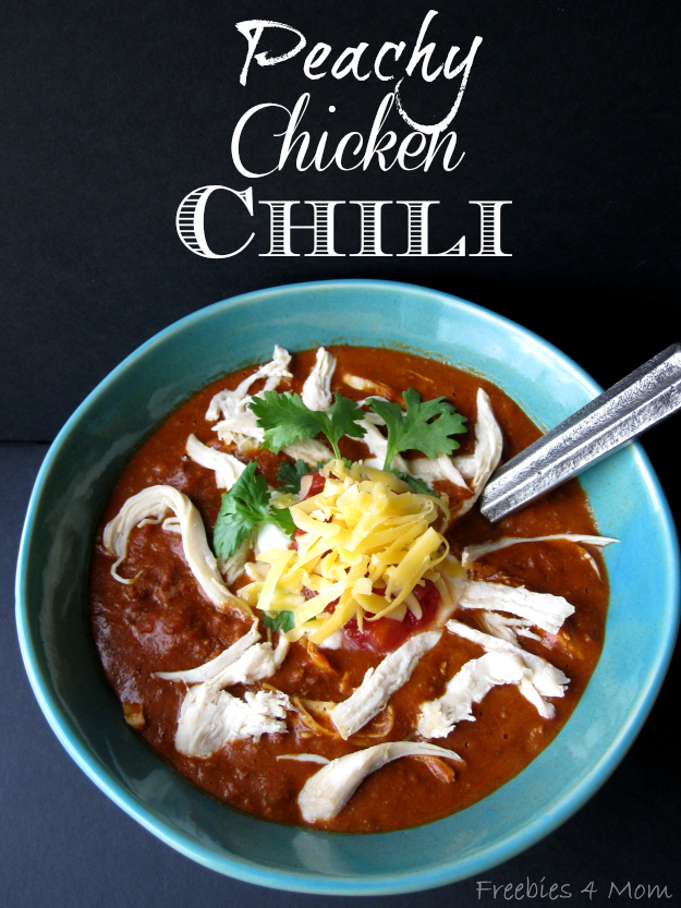 Peachy Chicken Chili Recipe #1TexasChili #ad