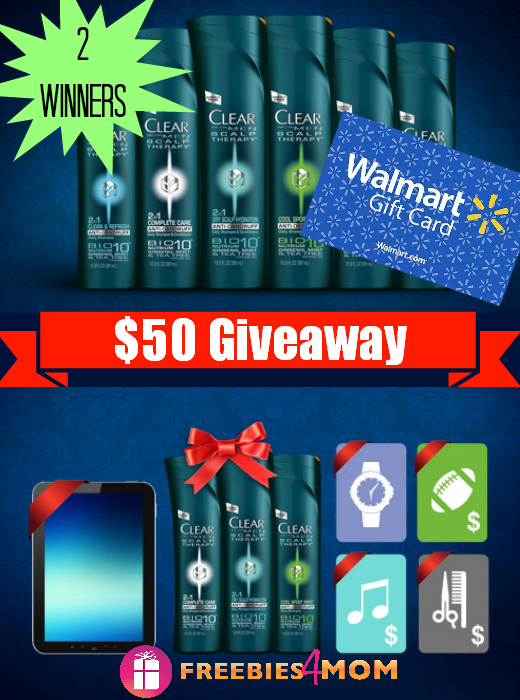 $50 CLEAR Men Scalp Therapy Giveaway