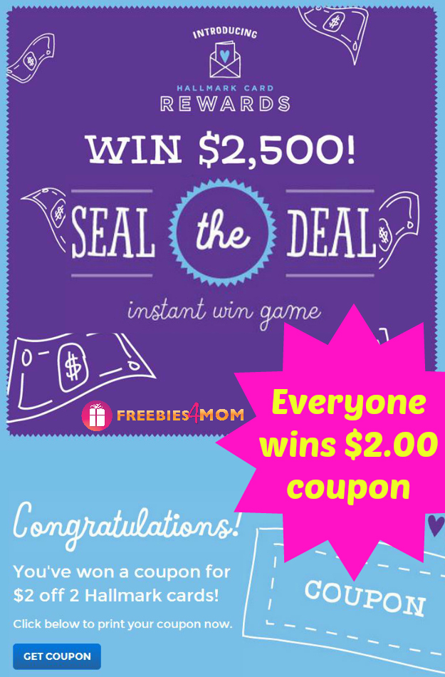 Hallmark Seal the Deal Instant Win Game