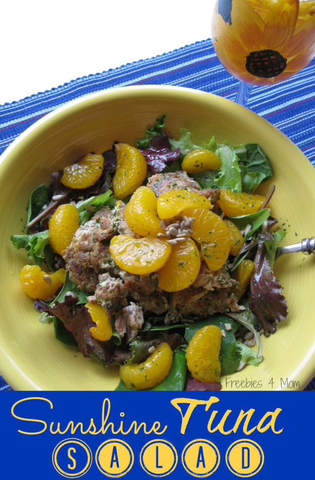 Healthy Lunch: Sunshine Tuna Salad with #OceanNaturals #cbias #shop