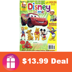 Deal $13.99 for Disney and Me Magazine