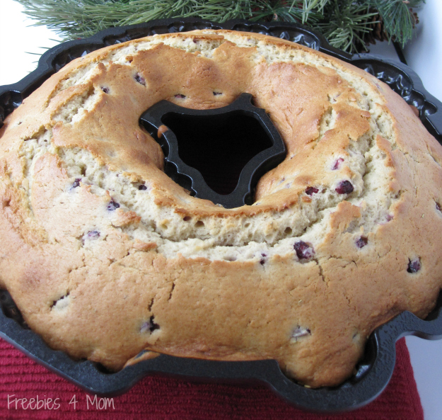 Pomegranate Rosemary Butter Cake Just from the Oven #HolidayButter #shop