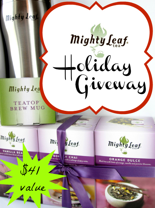 Mighty Leaf Tea Holiday Giveaway