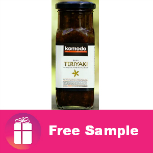 Free Sample Komodo Teriyaki Sauce