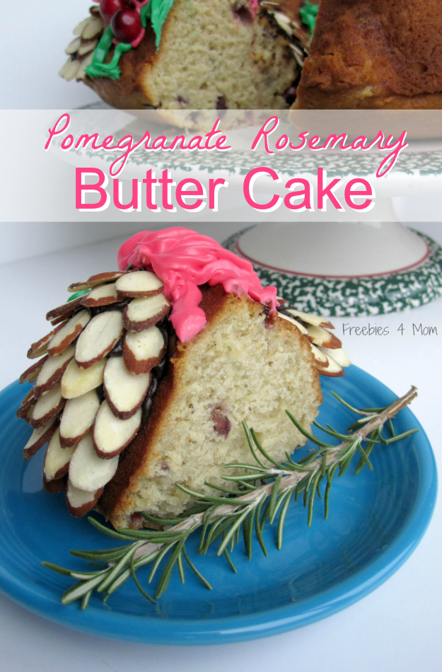 Pomegranate Rosemary Butter Cake Recipe #HolidayButter #shop