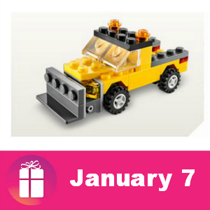 Free Snowplow Build at Lego Stores Jan. 7
