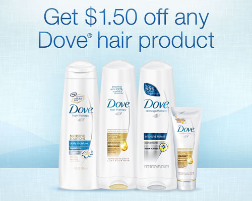 Save $1.50 on Dove Hair