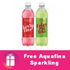 Free Aquafina Sparkling at Kroger