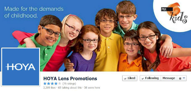 Hoya Lenses on Facebook
