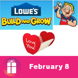 Free Love Note Holder Feb. 8 at Lowe's