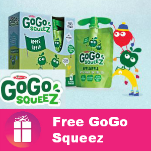 Free 4-pack GoGo Squeez