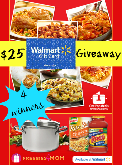 $25 One Pot Meals Giveaway