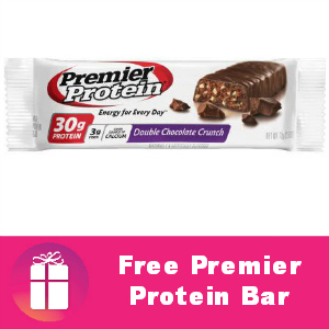 Free Premier Protein Bar at Kroger