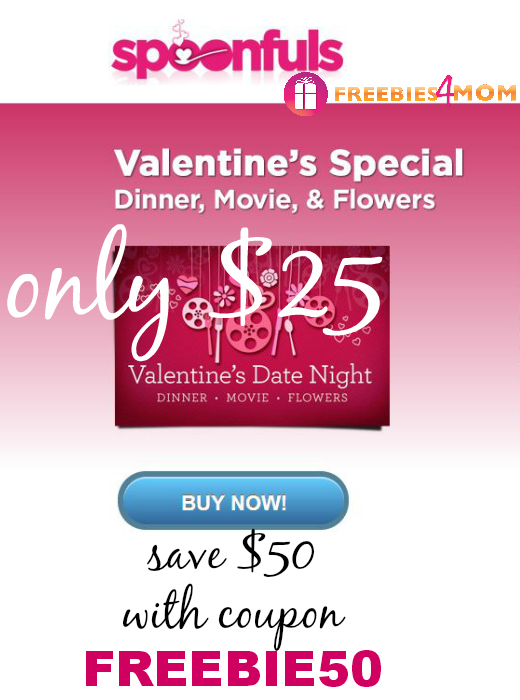 Valentine's Date Night Deal: $25 for Dinner & Movie