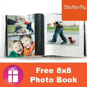 Shutterfly Free 8x8 Photo Book