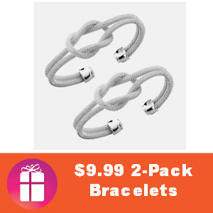 $9.99 Tiffany Inspired Silver Knot Bracelet