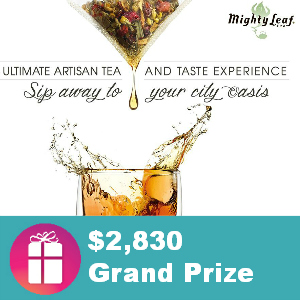 Enter the Mighty Leaf Tea and Taste Giveaway