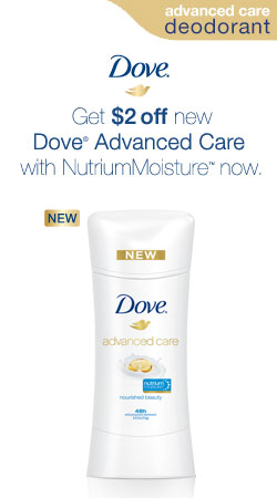 $2.00 off Dove® Advanced Care Coupon
