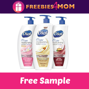 Free Sample Dial Lotion