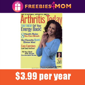 Magazine Deal Arthritis Today $3.99/year