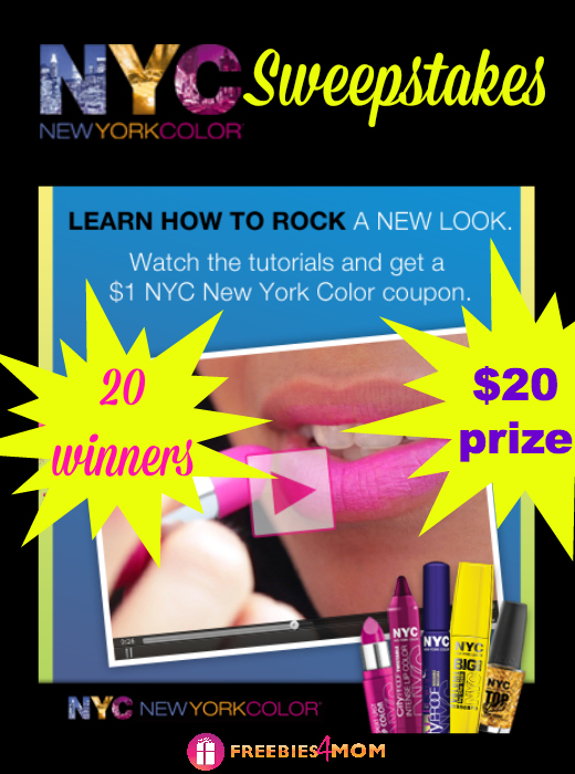 NYC New York Color Sweepstakes
