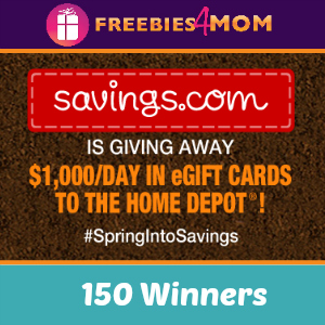 Win a $20 The Home Depot Gift Card