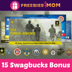 15 Swagbucks Bonus thru June 1