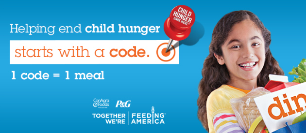 Let's End #ChildHunger Together with ConAgra Foods at H-E-B