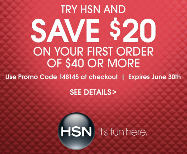 HSN Coupon Code $20 off $40+