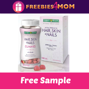 Free Sample Nature's Bounty Gummies