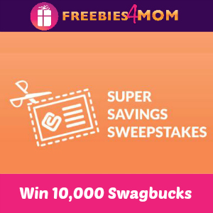 Super Savings Sweepstakes: Win 10,000 Swagbucks!