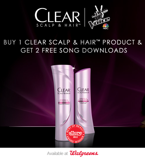 Buy Clear at Walgreens, Get 2 Free Song Downloads
