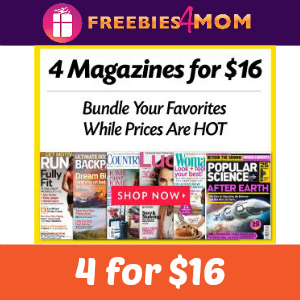 Magazine Deal 4 for $16