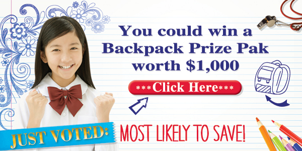 Win a $1,000 Backpack Prize Pak #Back2School #ad