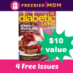 Free Diabetic Living Magazine ($10 value)